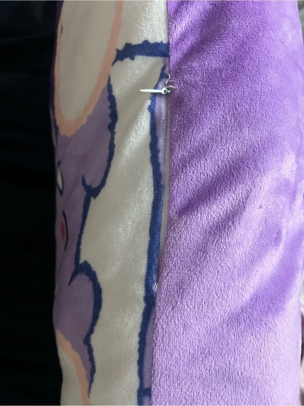 Kuromi Purple Plush Pillow
